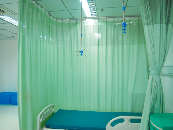 医院专用病床隔帘布兼具防尘和抗菌功能